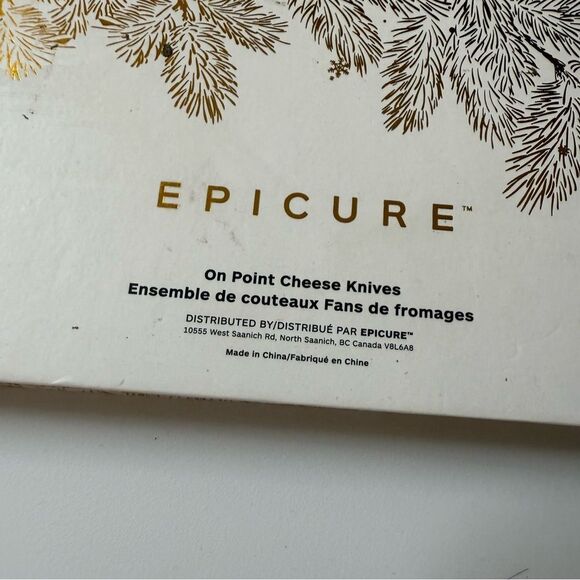 Epicure gold brass tone cheese knives - Picture 5 of 7